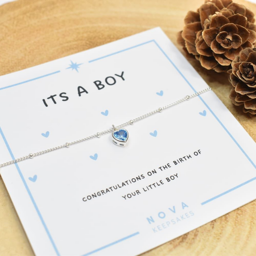 Its a Boy Gift Bracelet - Nova Keepsakes 