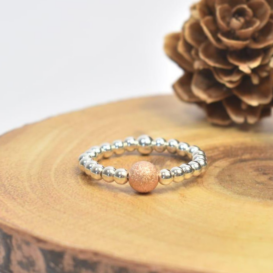 Rose Gold Stacking Ring - Nova Keepsakes 